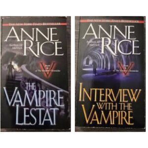 Anne Rice Interview With The Vampire 2 Book Bundle